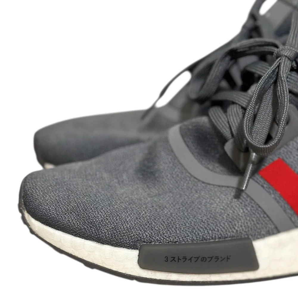 Adidas NMD_R1 'Grey Scarlet Blue' Sneakers‎ FZ5708 Men's Size 10